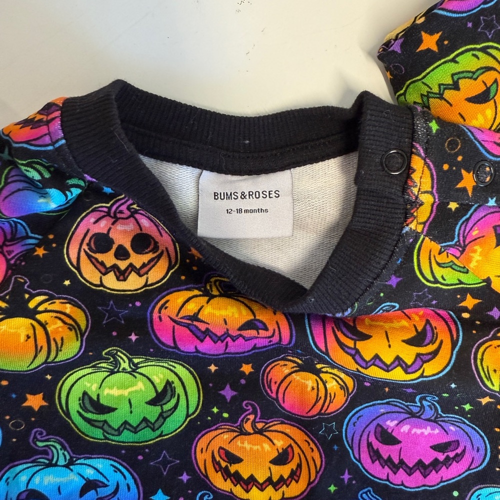 Colorful Pumpkin Kids Costume Set bundle - Picture 2 of 6